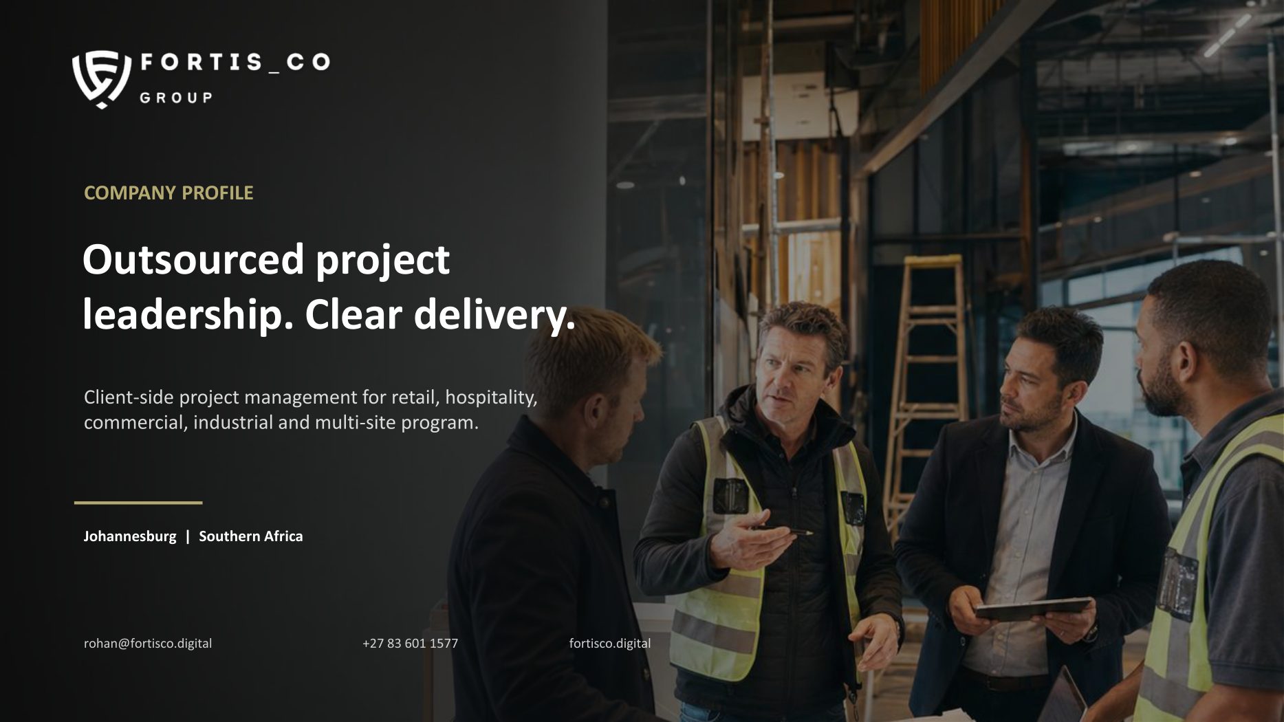 FortisCo company profile 2026 cover preview