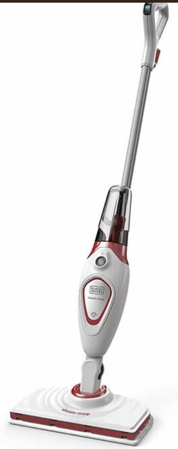 Black+Decker BDS1616R-QS – EPP Steam Mop (Variable Steam, Red)