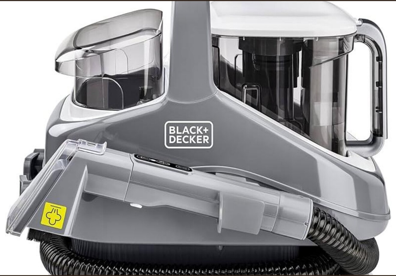 Black+Decker BHSC1350CHS-B5 – 1350W 3-in-1 Spot Cleaner with Steam