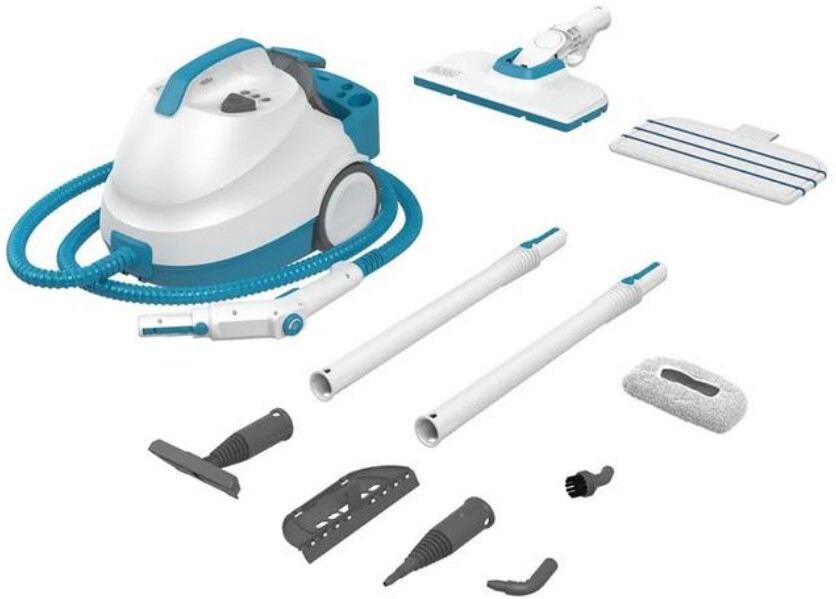 Black+Decker BHSMP2008-GB – 2000W Pressurised Steam-Mop (8 Accessories)