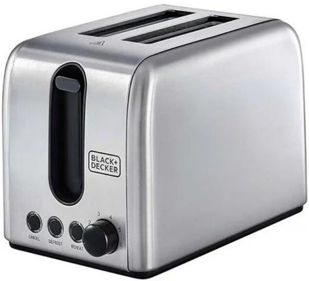Black+Decker ET244-B5 – 2-Slice Stainless Steel Toaster