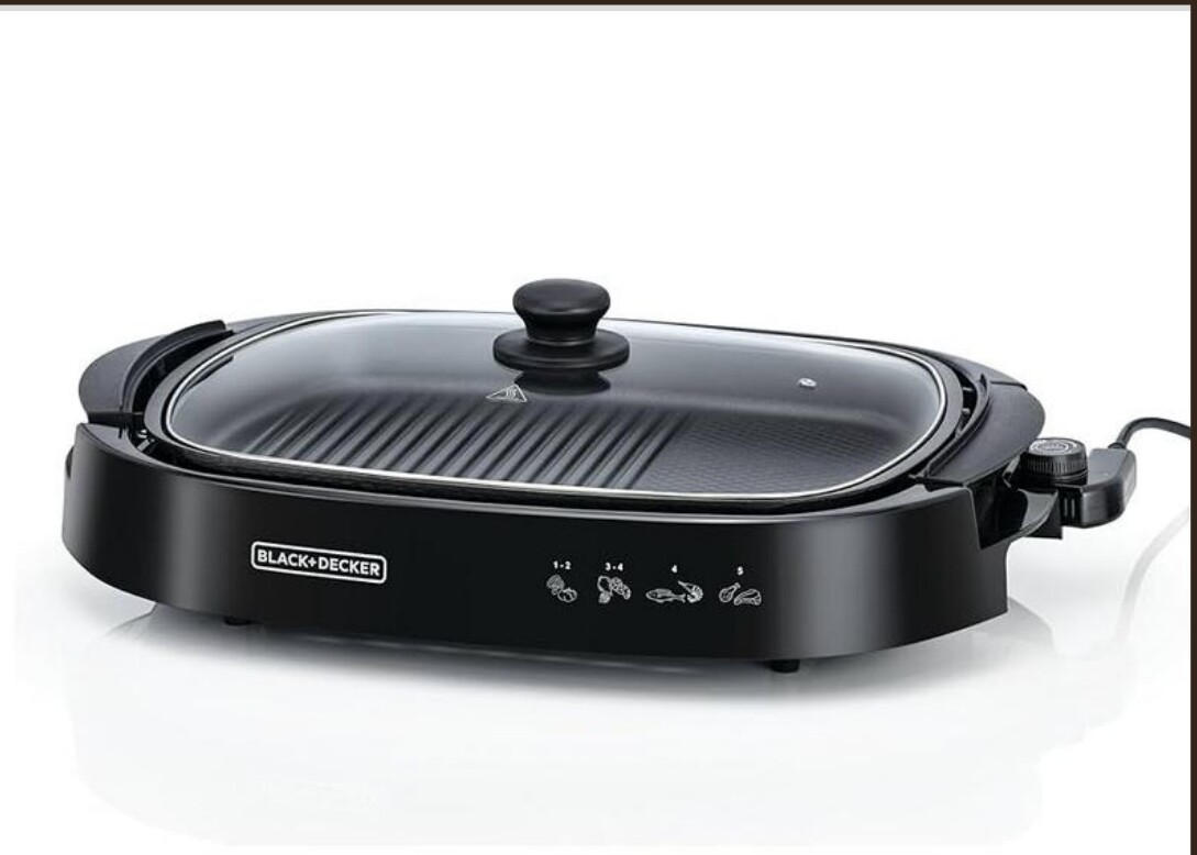 Black+Decker GH1500-B5 – 1500W Open Flat Health Grill