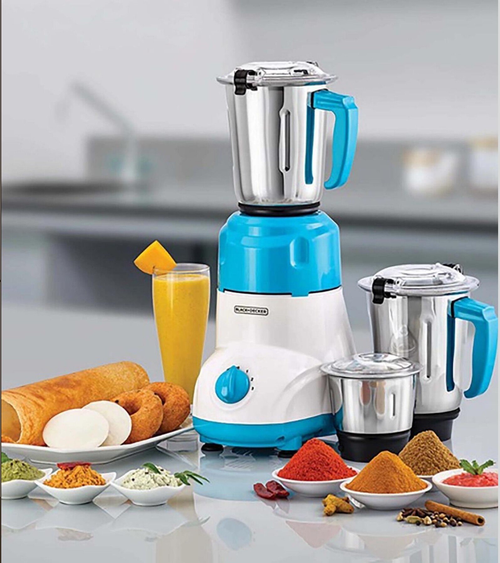 Black+Decker MG550-B5 – 550W Mixer Grinder 3-in-1
