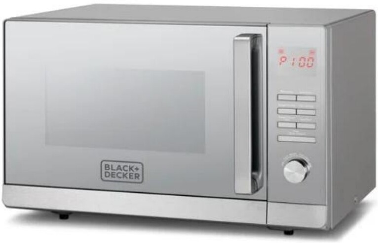 Black+Decker MZ30PGSS-B5 – 30L Stainless Steel Microwave with Grill