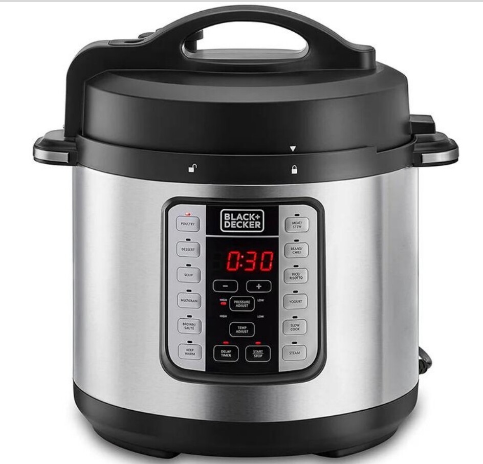 Black+Decker PCP1000-B5 – 6L Electric Pressure Cooker