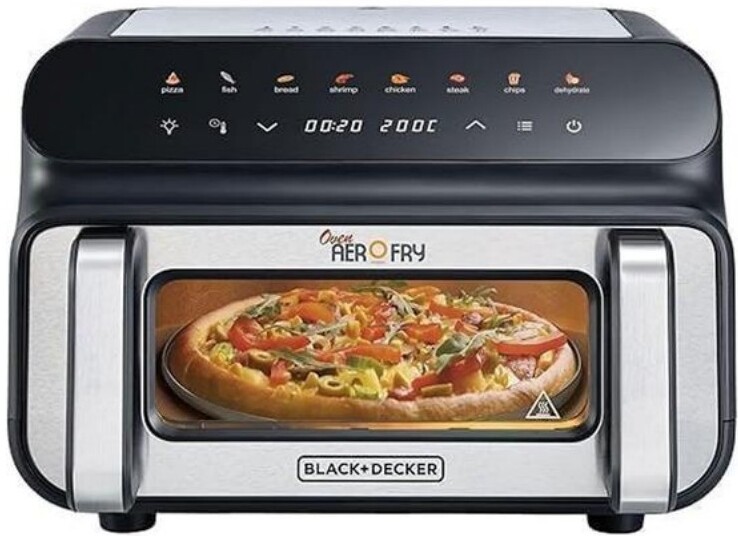 Black+Decker PGAF105-B5 – 5-in-1 Pizza Grill Airfryer Oven