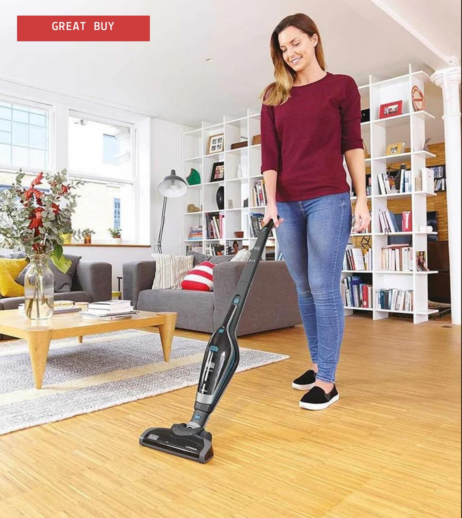 Black+Decker SVA420B-B5 – Cordless Stick Vacuum 28.8W