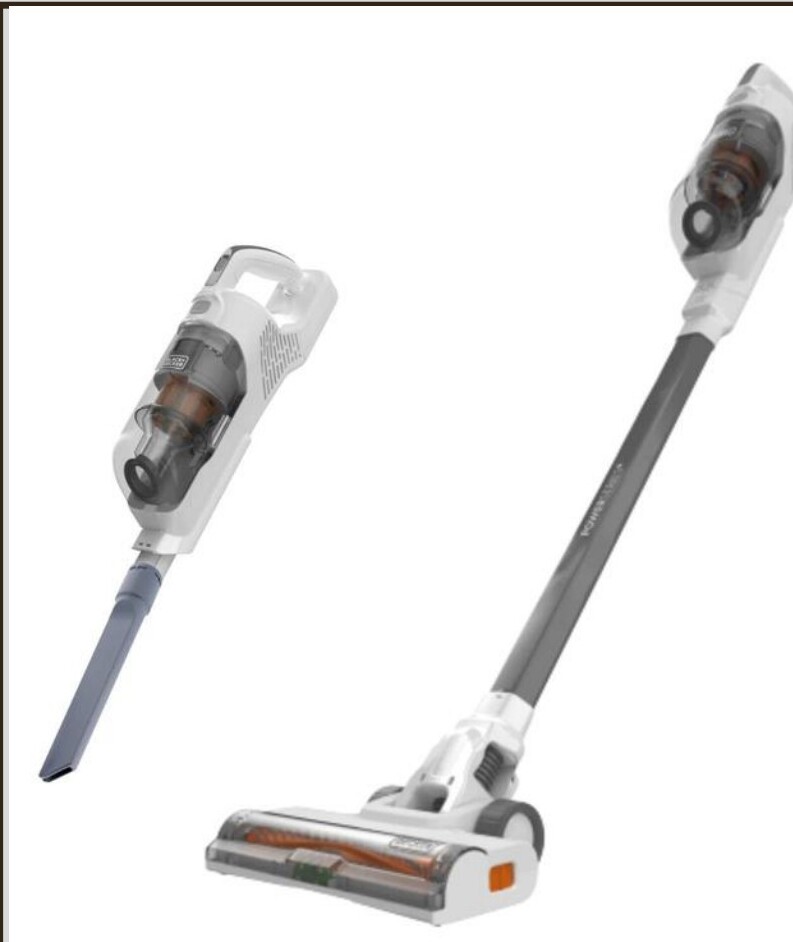 Black+Decker SVB520JW-B5 – 18V 2.0Ah 2-in-1 Lithium Stick Vacuum