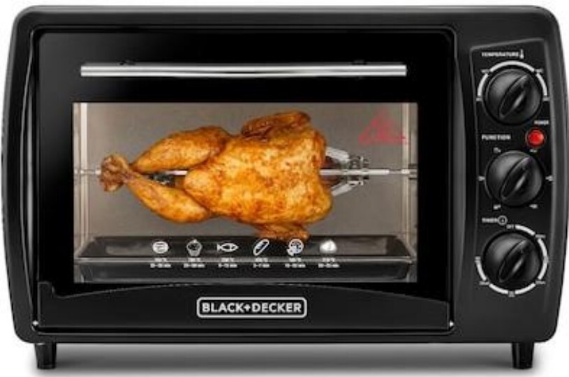 Black+Decker TRO19RDG-B5 – 19L Double Glass Toaster Oven