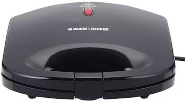 Black+Decker TS1000-B5 – 2-Slice Fixed Plate Sandwich Maker