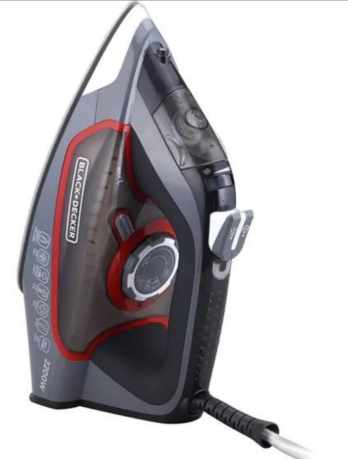 Black+Decker X2050-B5 – 2200W Steam Iron (Ceramic Soleplate)