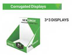 Corrugated 3×3 Display
